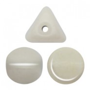 Les perles par Puca® Ilos kralen Opaque white ceramic look 03000/14400
